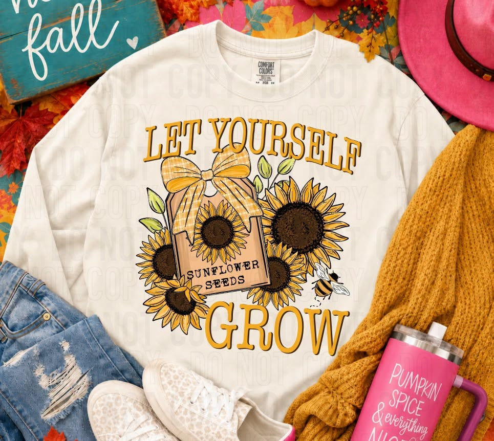 Let Yourself Grow DTF Transfer