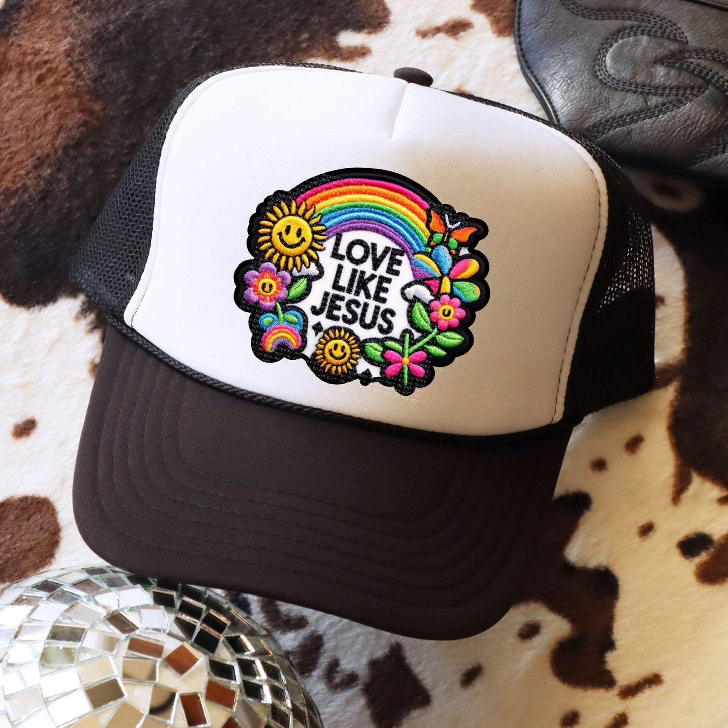 Love Like Jesus Hat Patch DTF Transfer