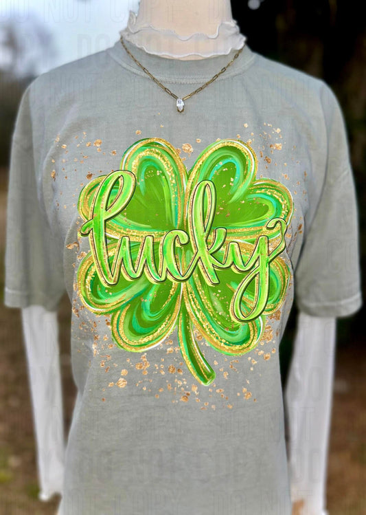 Lucky Clover Comfort Color Tee
