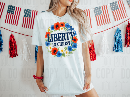 Liberty In Christ DTF Transfer