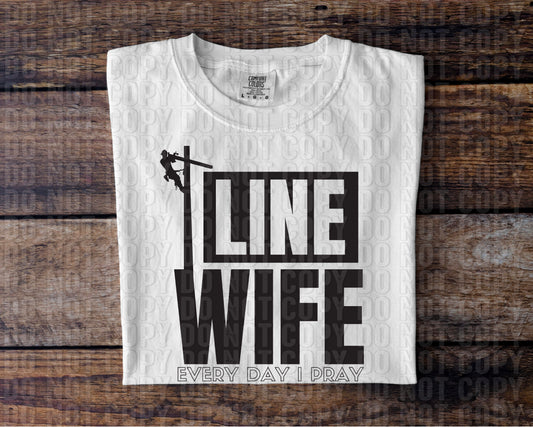 Line Wife DTF Transfer