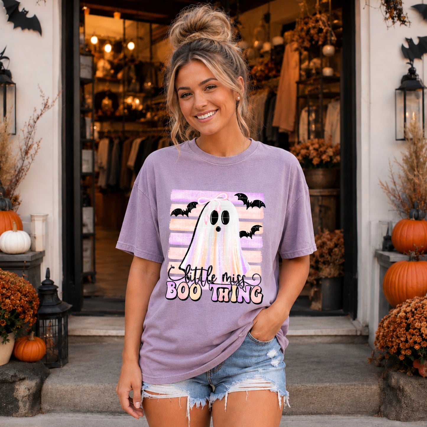 Little Miss Boo Thang DTF Transfer