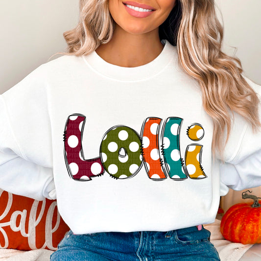 Lolli Fall Dots DTF Transfer