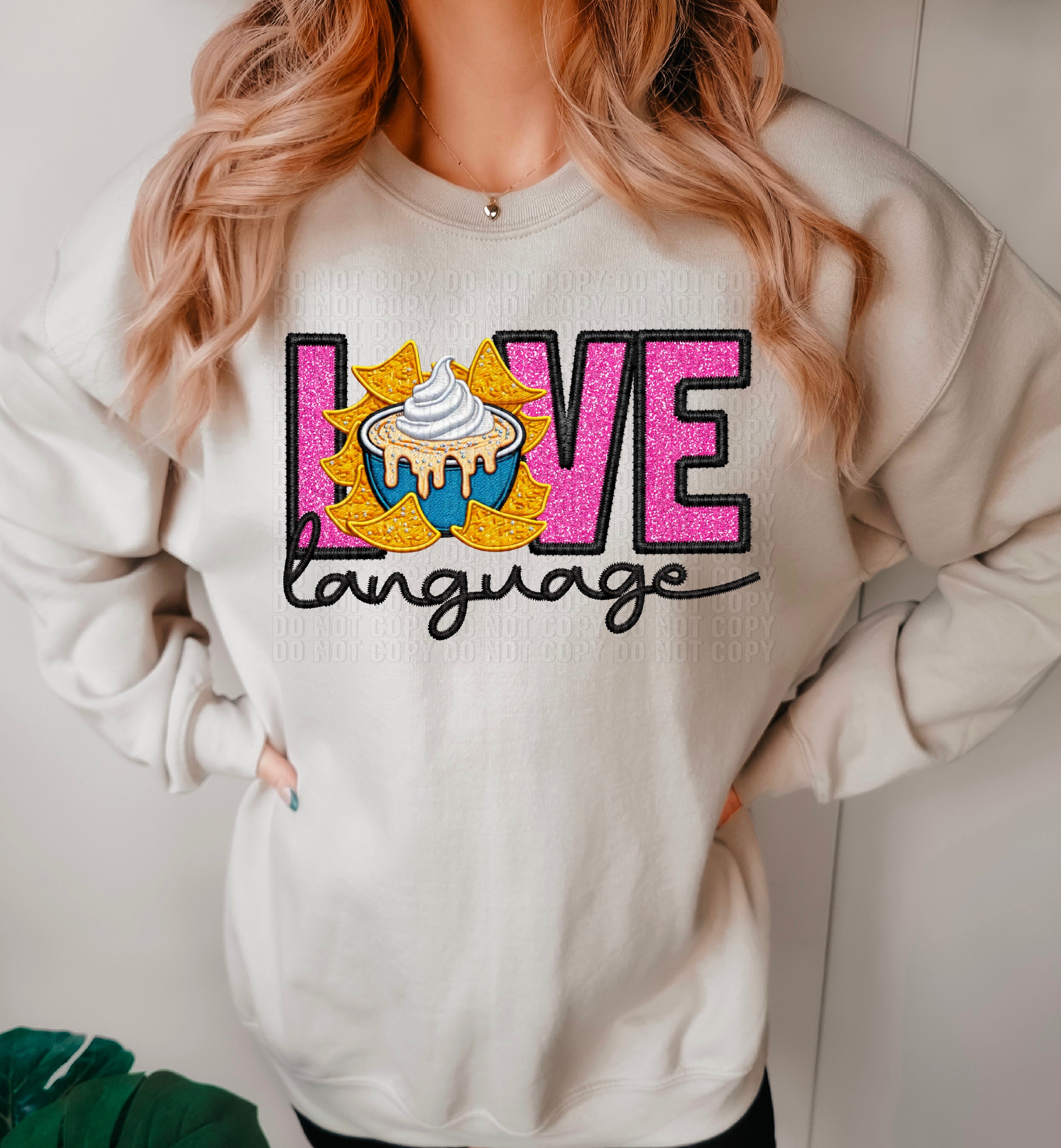 Love Language Nachos DTF Transfer – K&M Designs