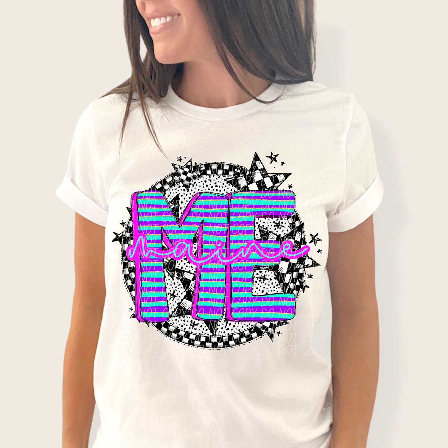 Maine Spring State Stripes DTF Transfer