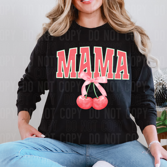 Mama Cherry DTF Transfer