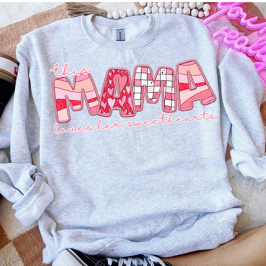This Mama Loves Her Sweethearts DTF Transfer