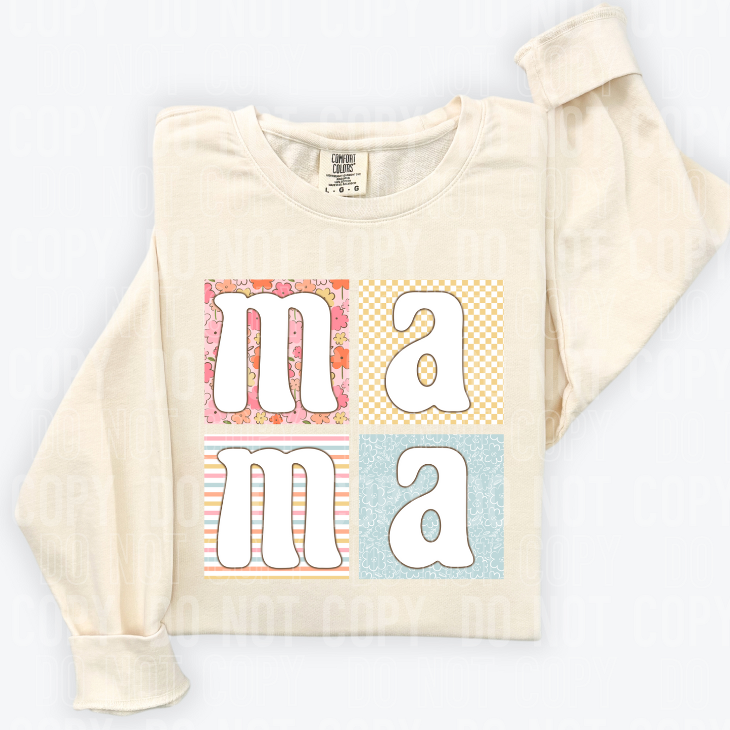 Mama Doodle Loo Patch DTF Transfer