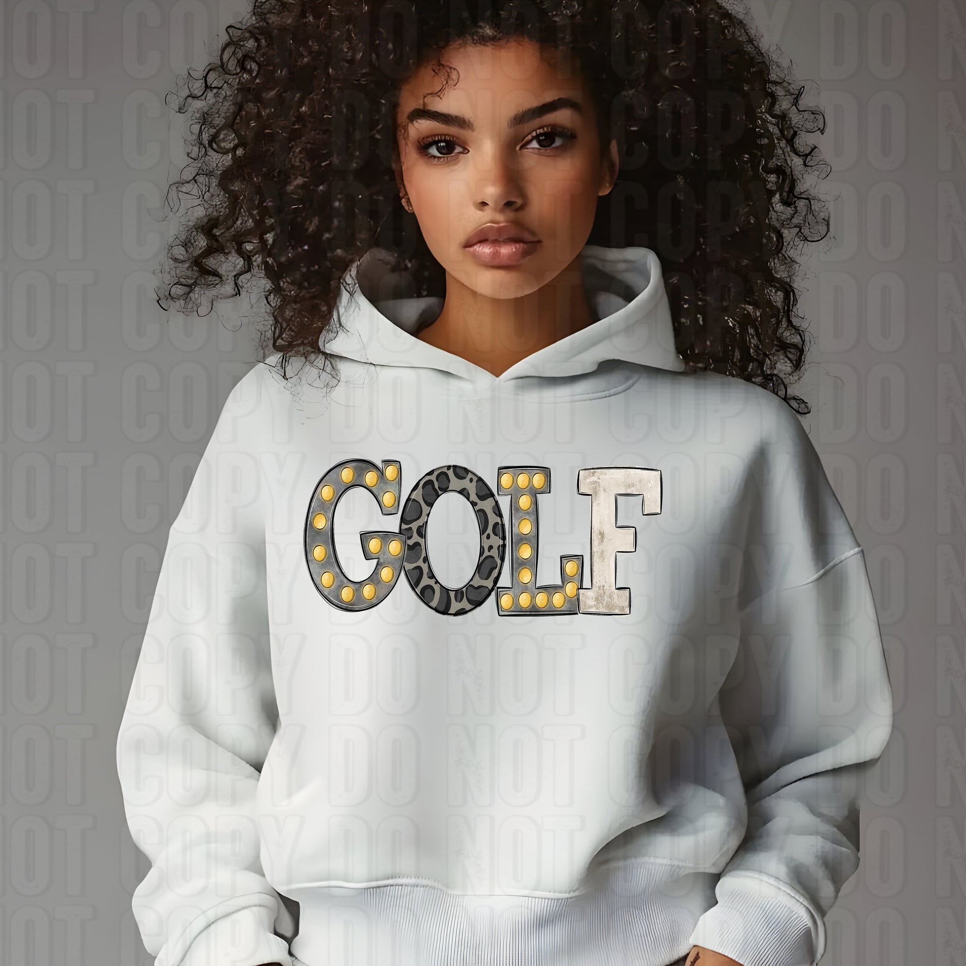 Golf Marquee Leopard DTF Transfer