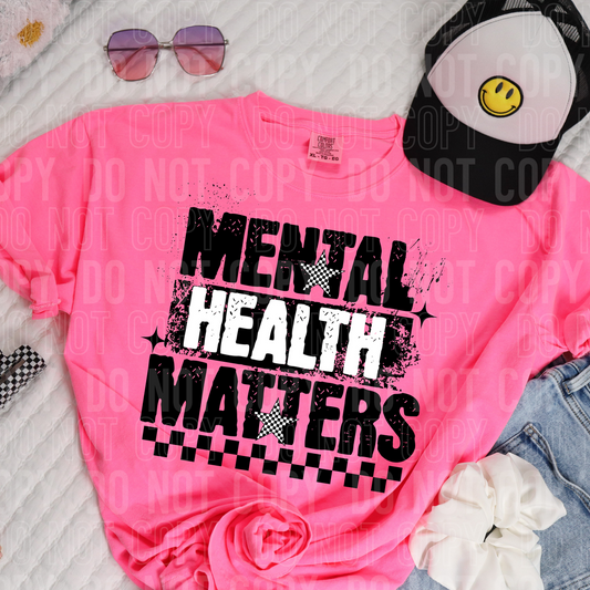 Mental Health Matters DTF Transfer