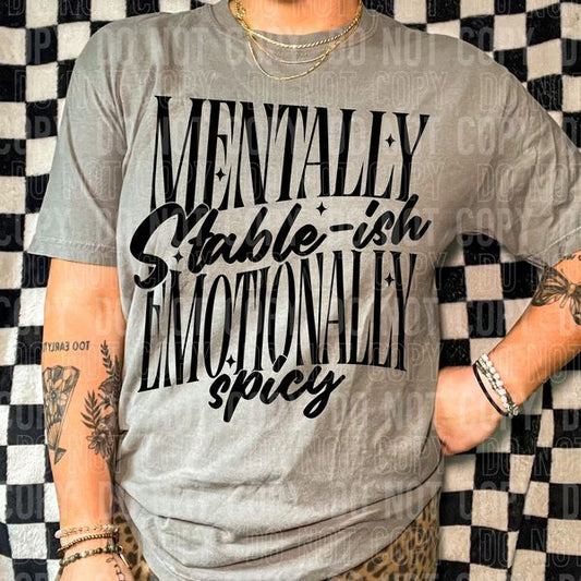 Mentally Stablish DTF Transfer