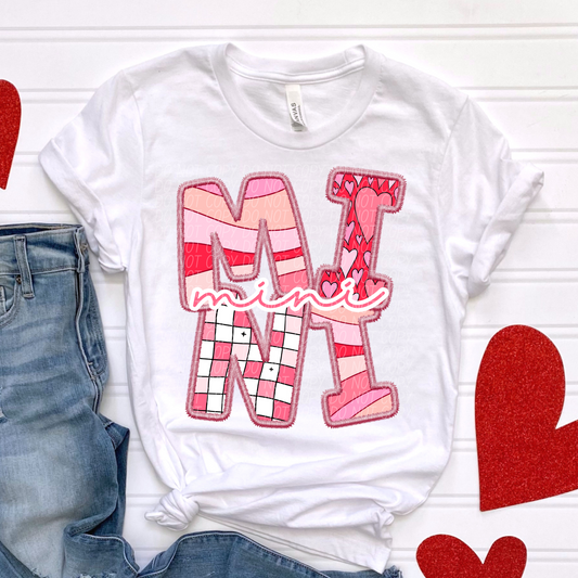 Mini Valentine Boho Stacked DTF Transfer