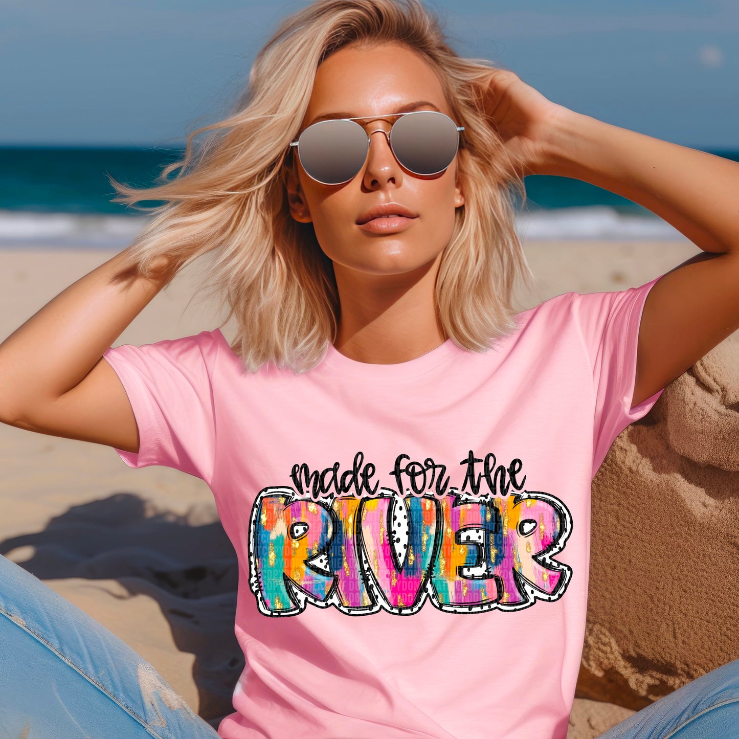 Made For The River Mini Dots DTF Transfer