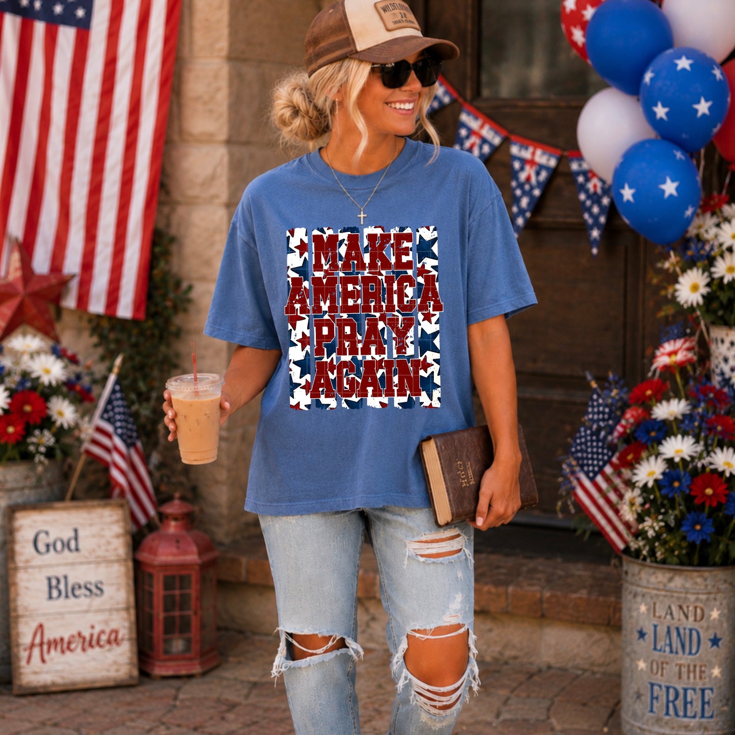 Make America Pray Again DTF Transfer