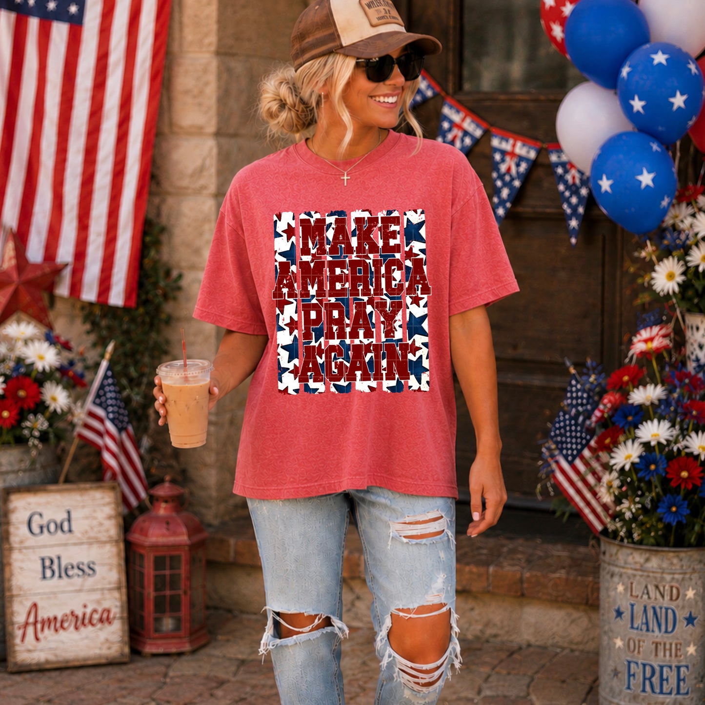 Make America Pray Again DTF Transfer