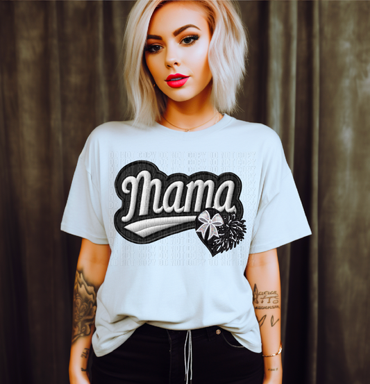 Varsity Mama Cheer Faux DTF Transfer