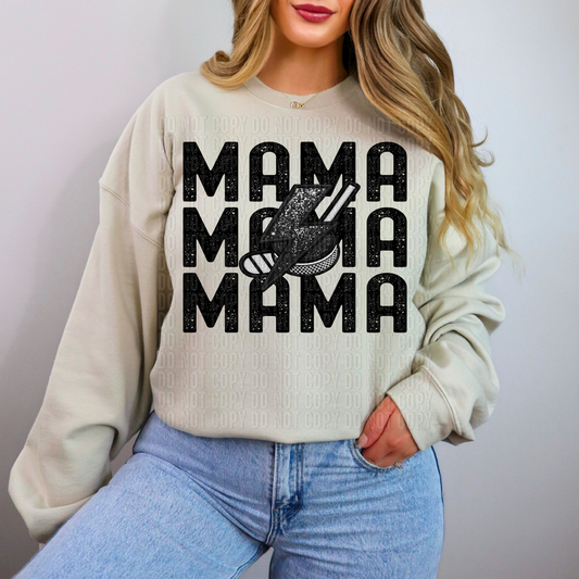 Mama Hockey Stack DTF Transfer