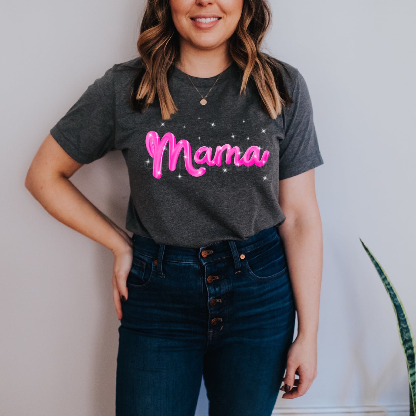 Mama Pink Fun Word DTF Transfer