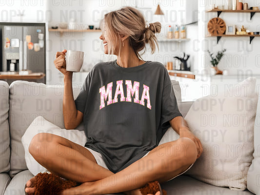 Mama Pink Toile DTF Transfer