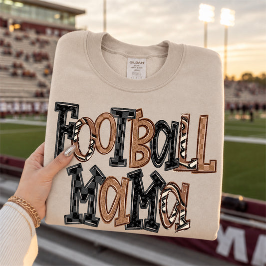 Mama Football Doodle DTF Transfer