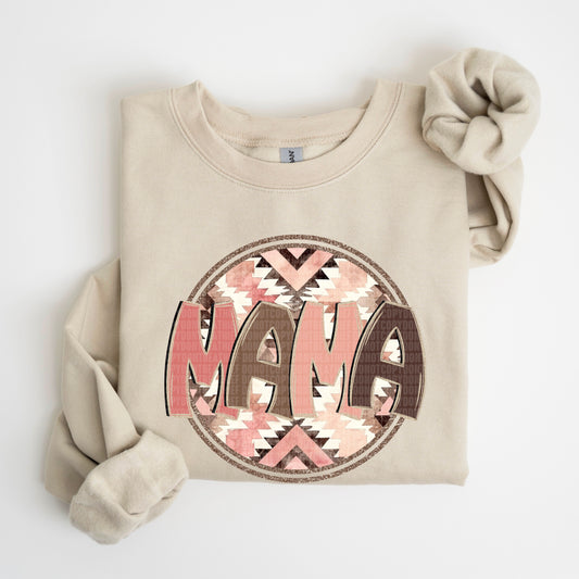 Mama Western Circle Name DTF Transfer