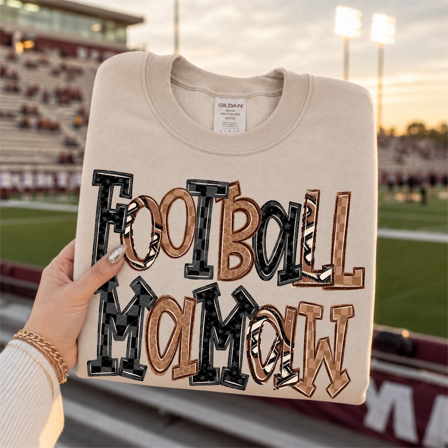 Mamaw Football Doodle DTF Transfer
