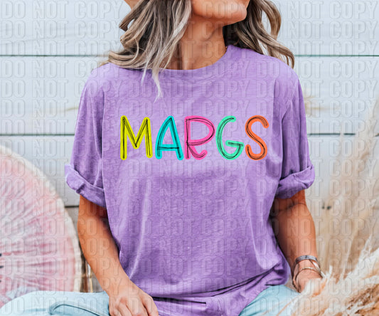 Margs Fun And Colorful DTF Transfer