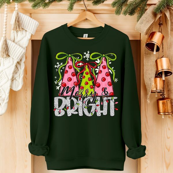 Merry & Bright DTF Transfer