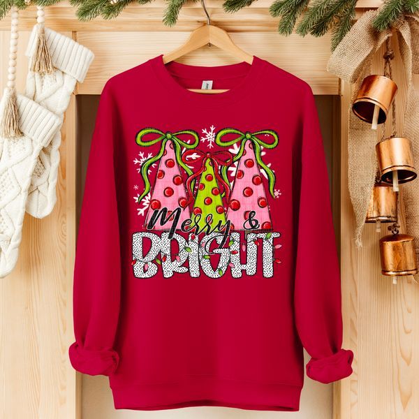 Merry & Bright DTF Transfer