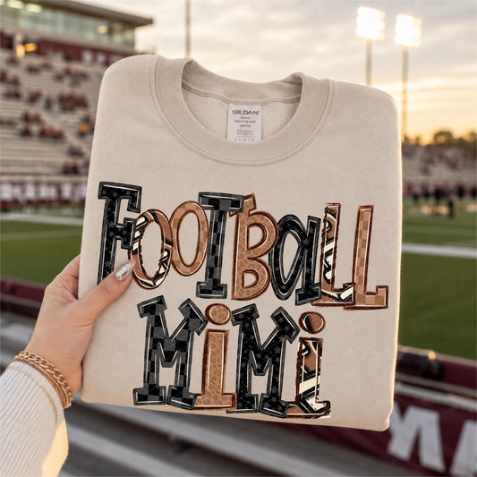 Mimi Football Doodle DTF Transfer