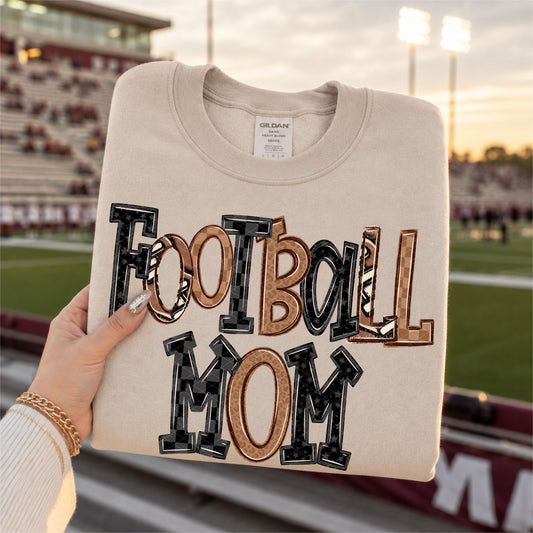 Mom Football Doodle DTF Transfer