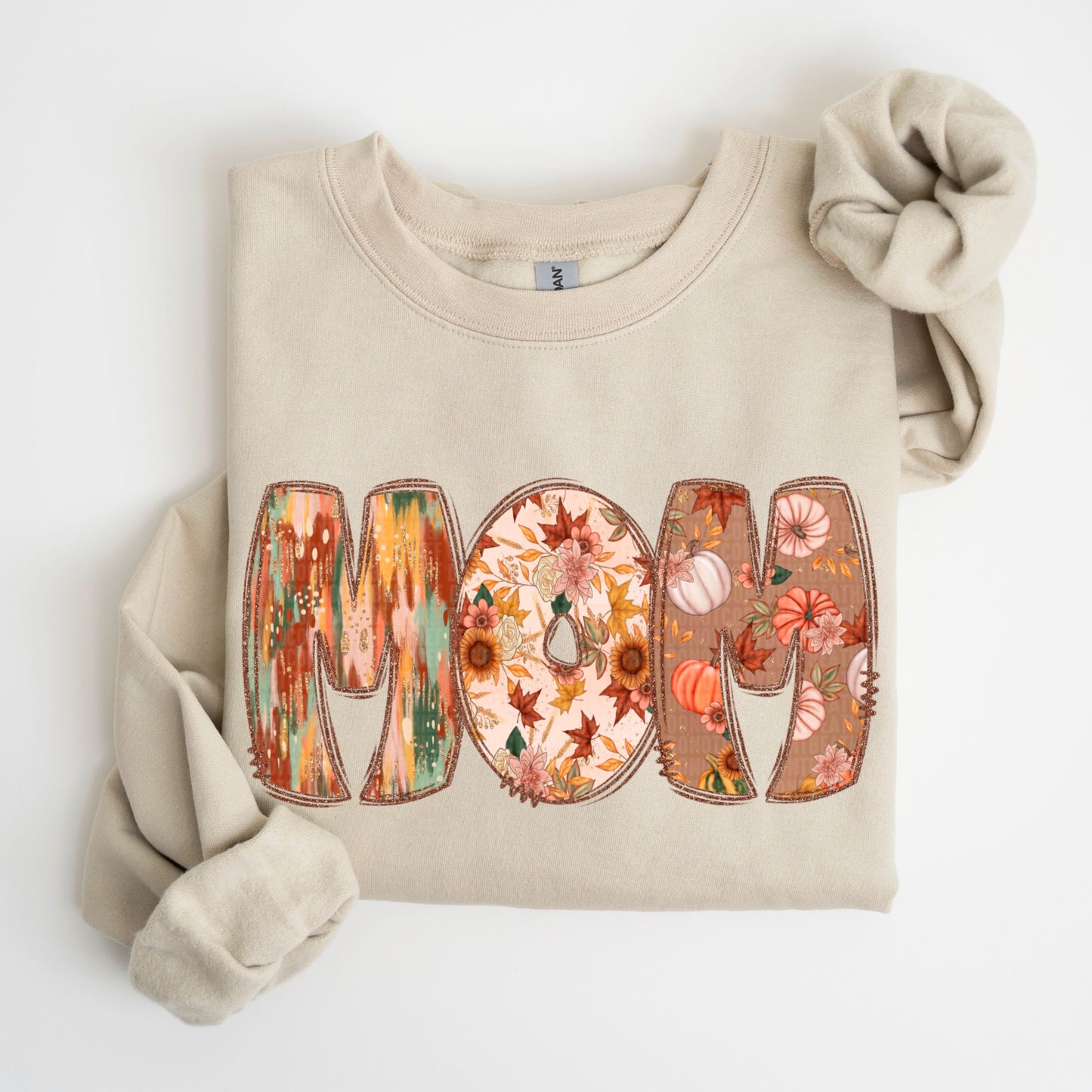 Fall Floral Mom DTF Transfer