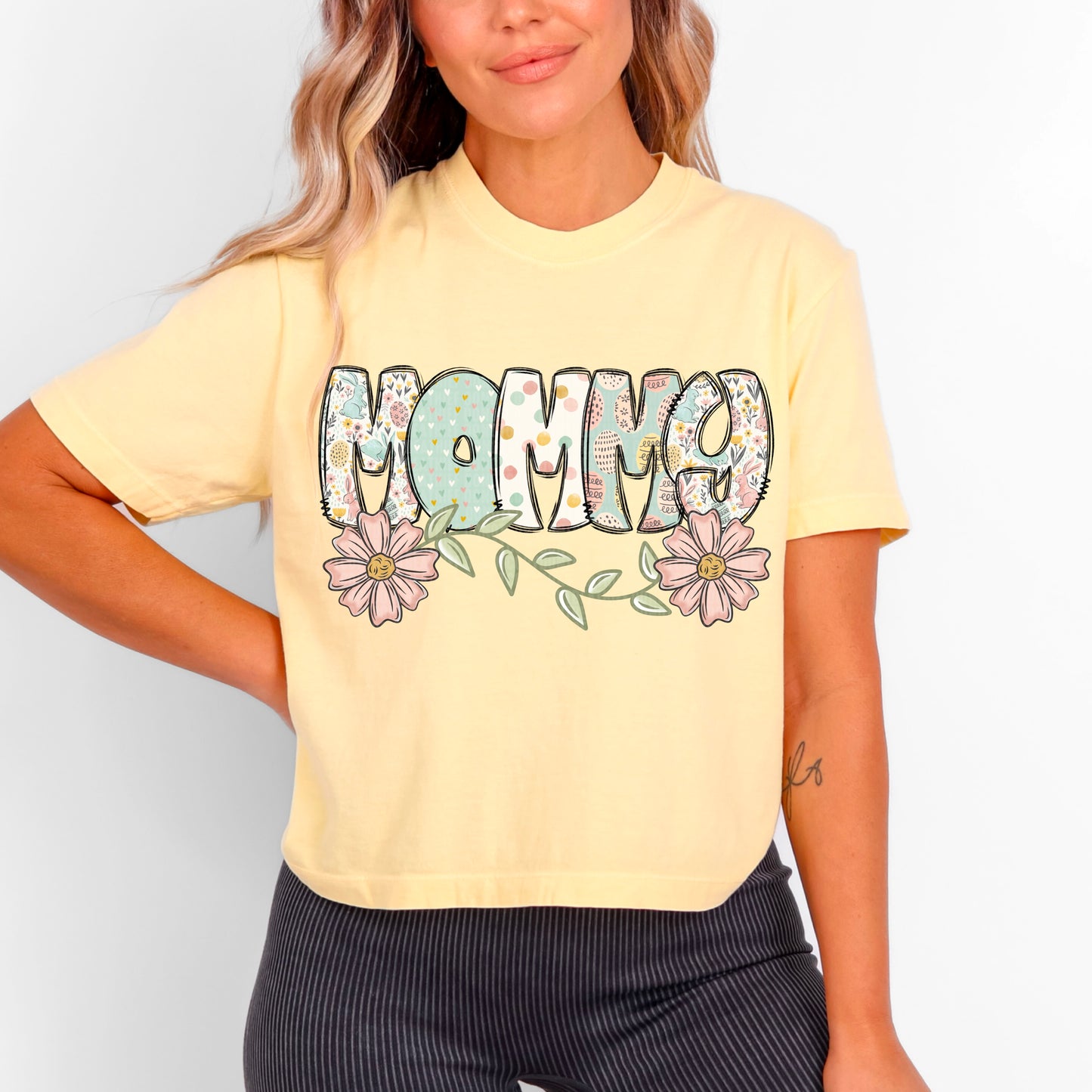 Mommy Easter Doodle DTF Transfer