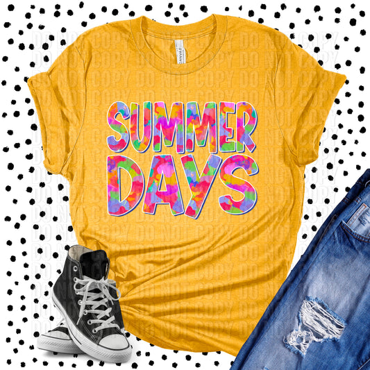 Summer Days Mosaics DTF Transfer