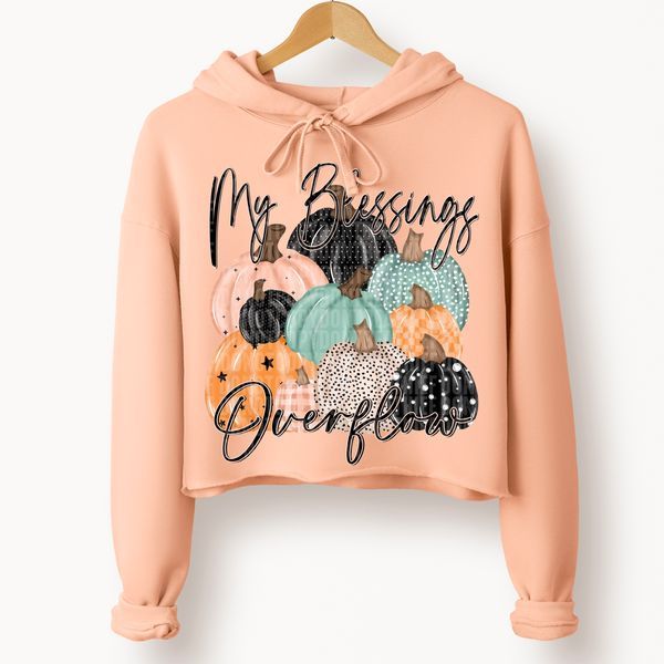 My Blessings Overflow Pumpkins DTF Transfer