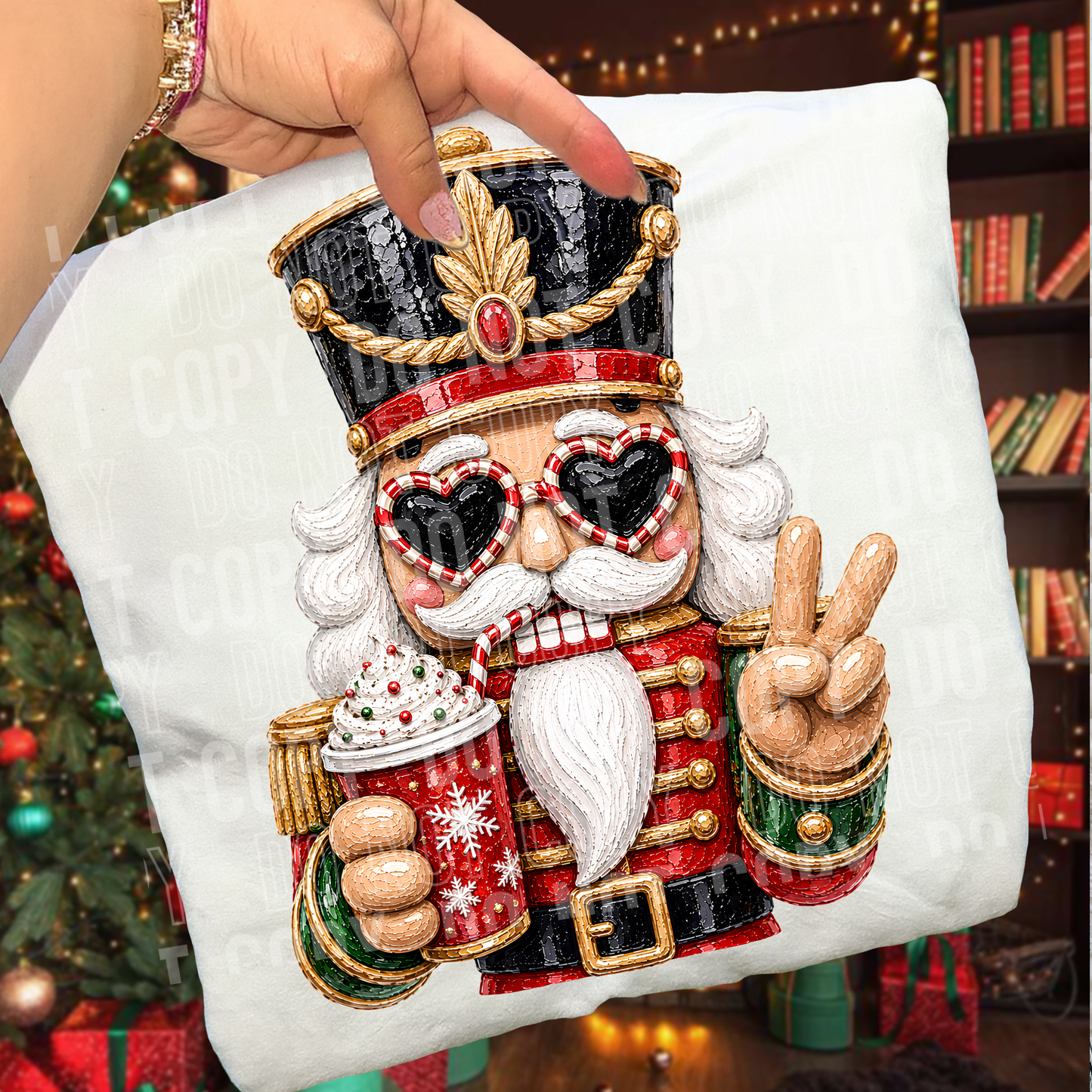 Nutcracker Painted Faux DTF Transfer