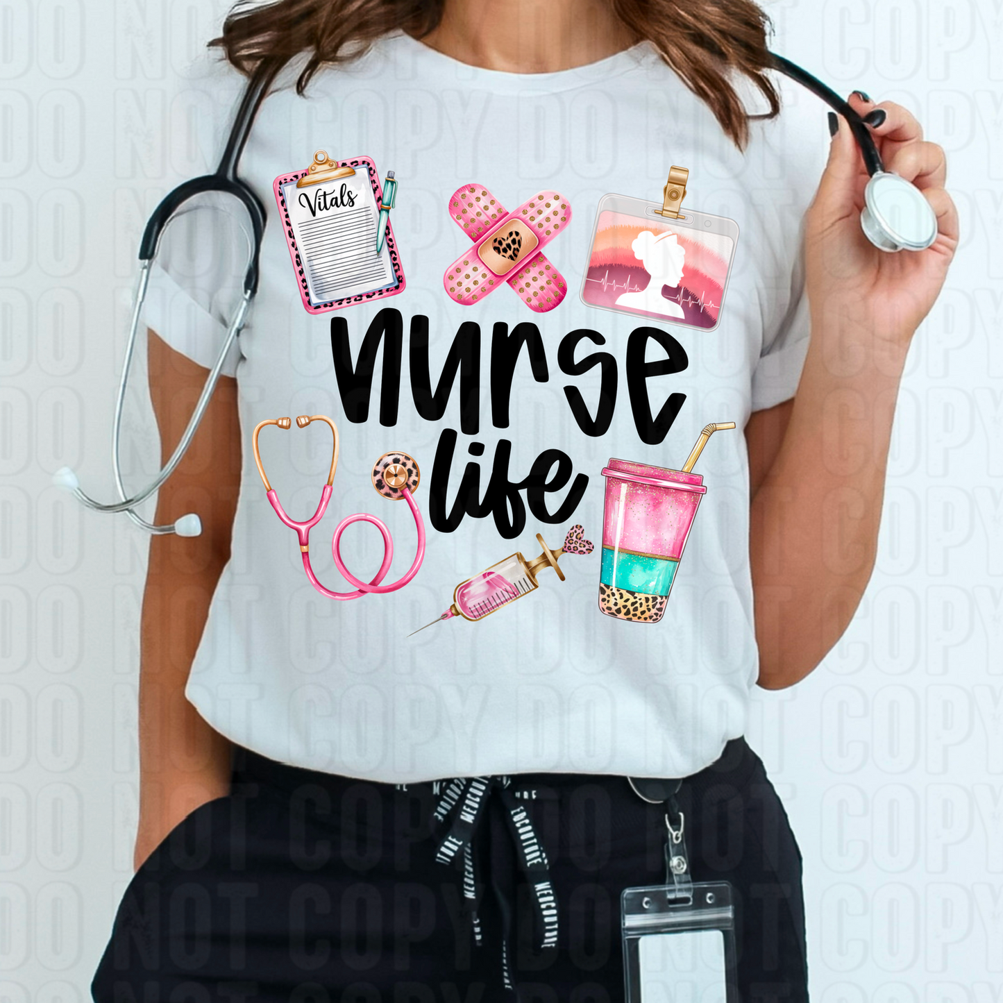 Nurse Life DTF Transfer