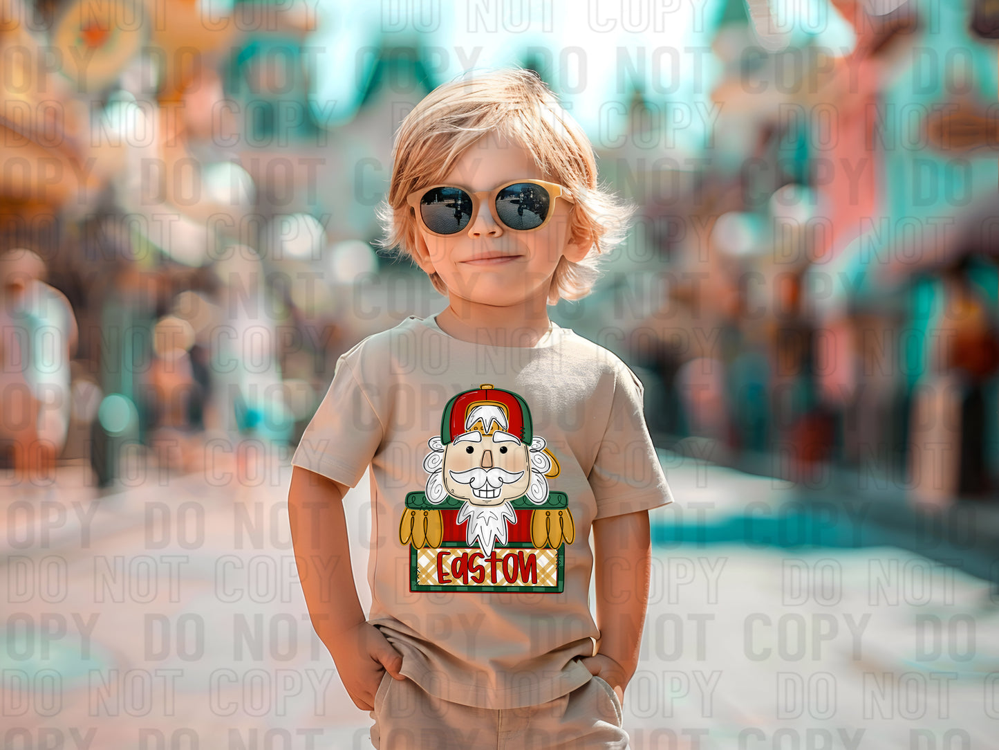 Nutcracker (Boy) With Name Plate Personalized DTF Transfer