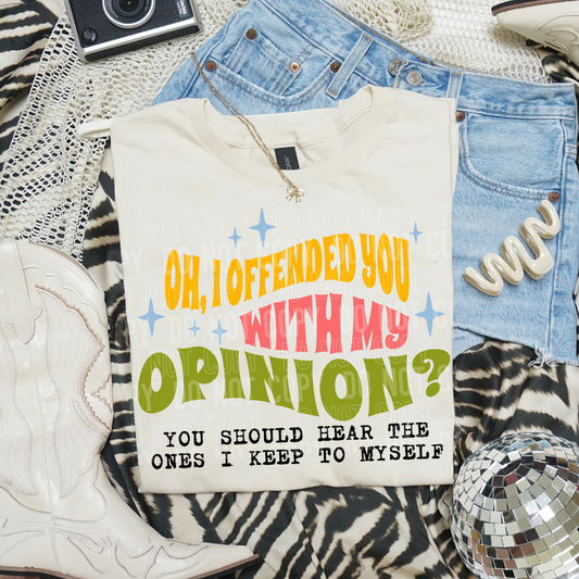 Oh I Offended You DTF Transfer