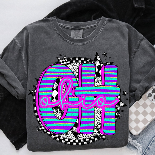 Ohio Spring State Stripes DTF Transfer