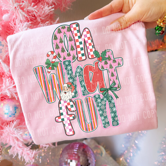 Oh What Fun DTF Transfer