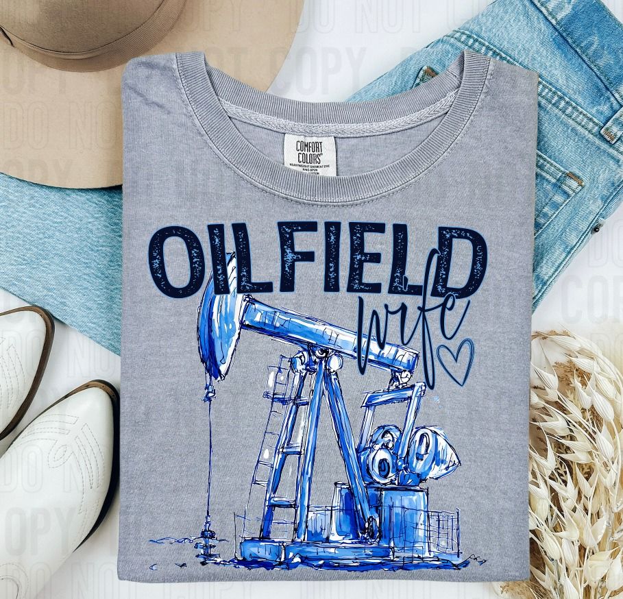 Oilfield Wife DTF Transfer