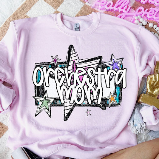 ORCHESTRA MOM CS Bright Stars DTF Transfer