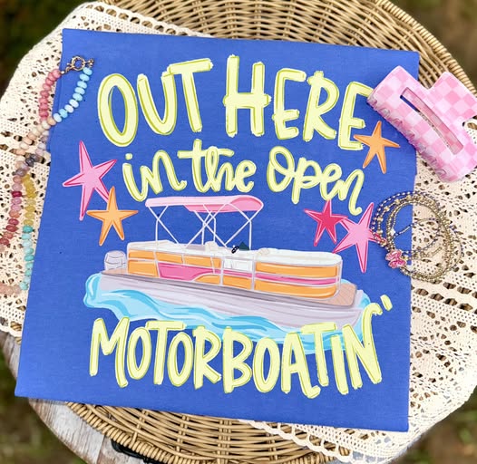 Motorboatin' DTF Transfer