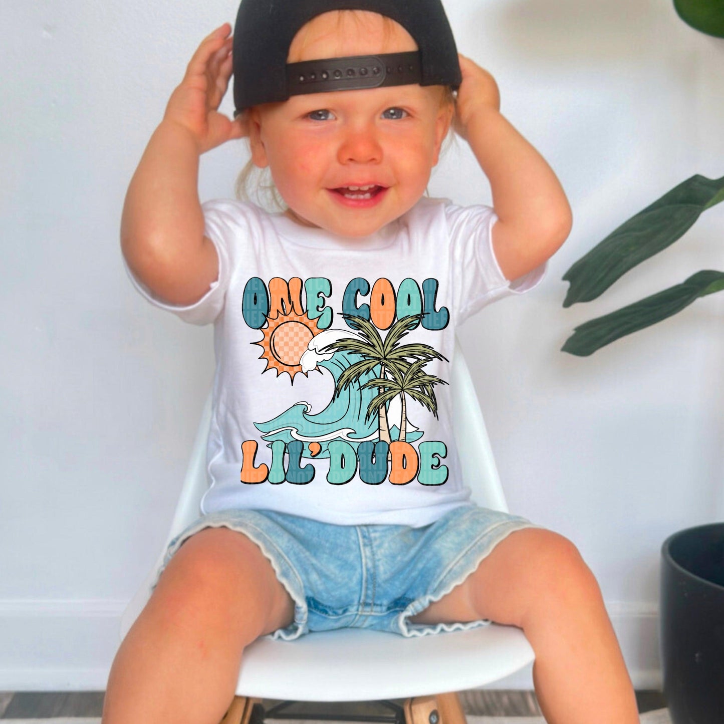 One Cool Lil Dude DTF Transfer