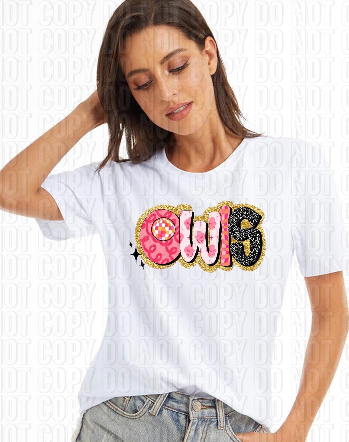Retro Pink Mascots DTF Transfer