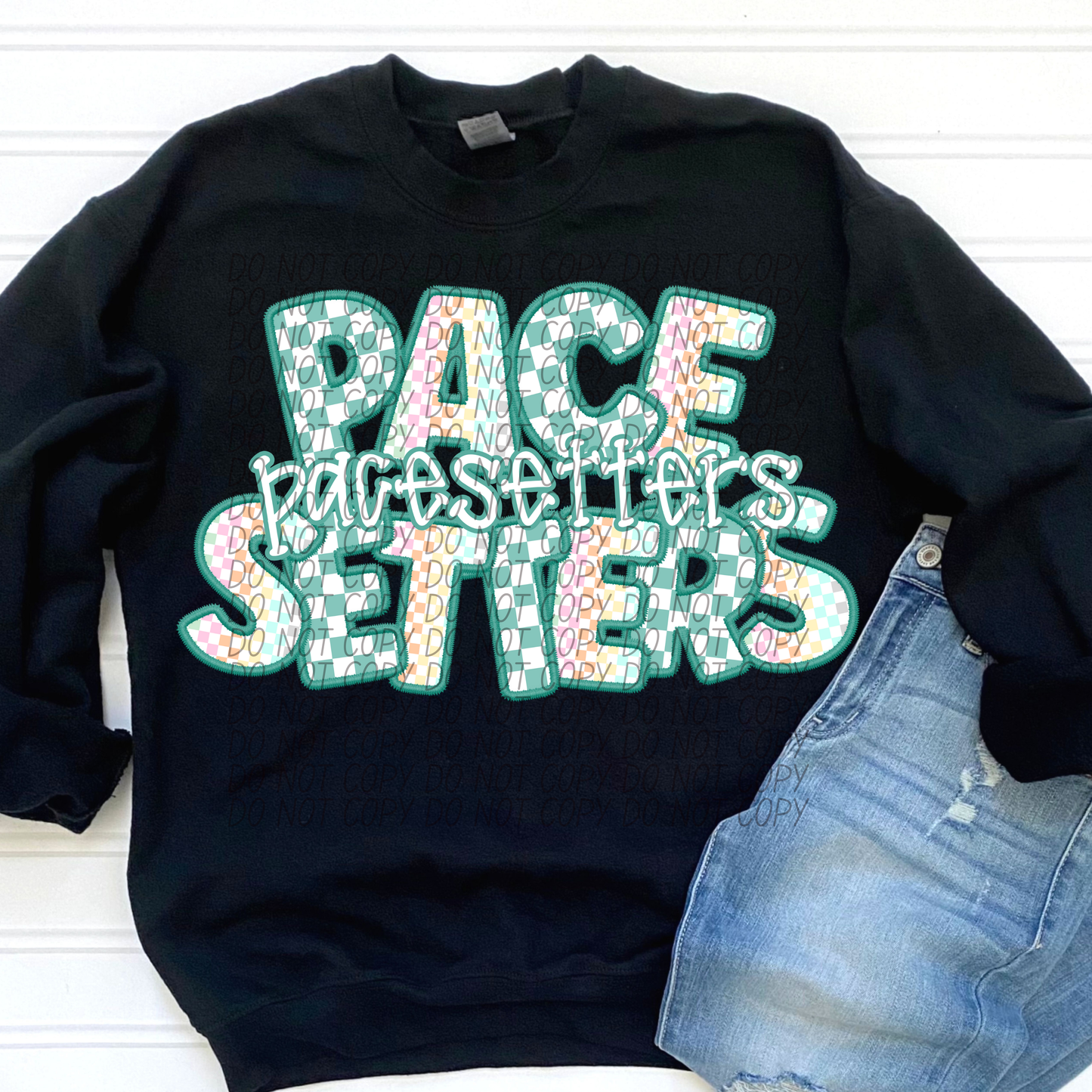 PACESETTERS CS Checker Mascot DTF Transfer