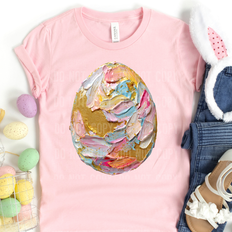 Painted Easter Egg DTF Transfer