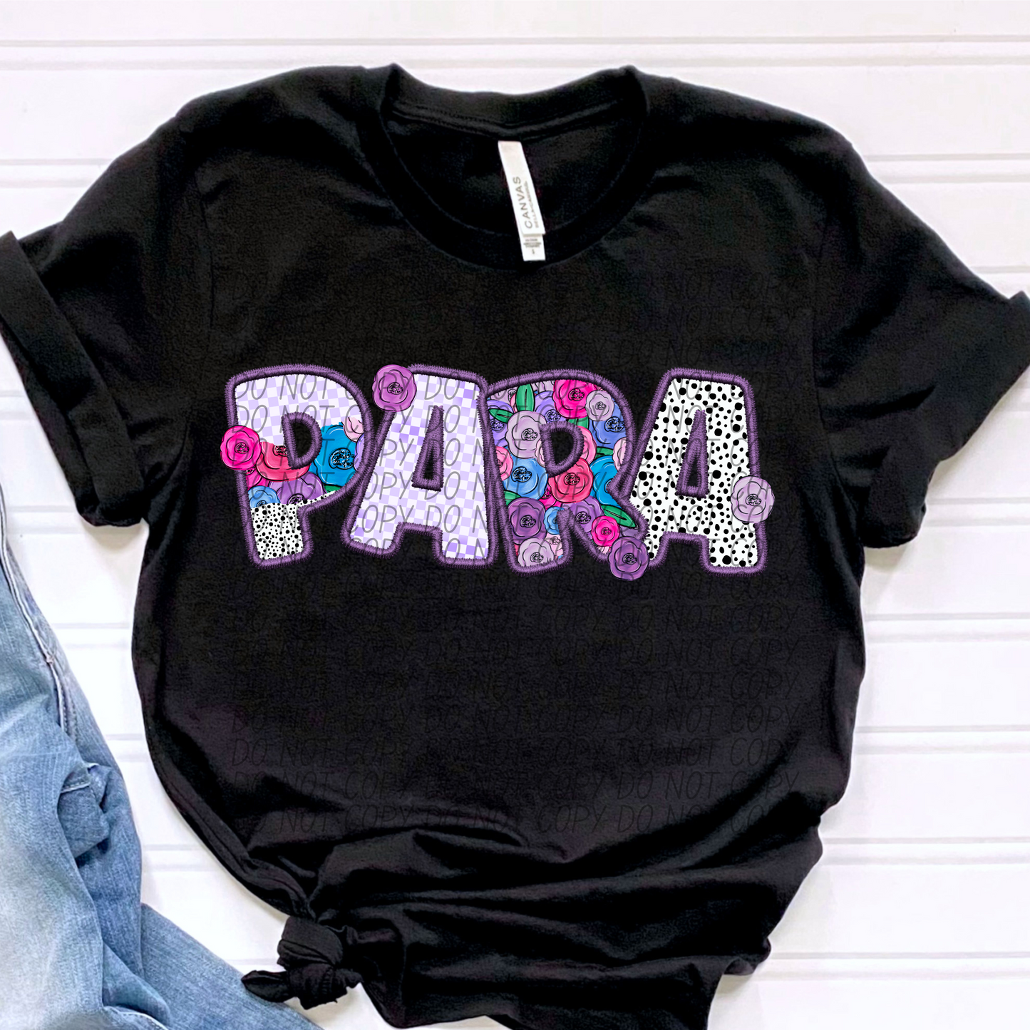 Para Pretty In Purple DTF Transfer