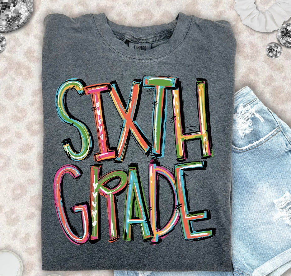 Pixie Sixth Grade DTF Transfer